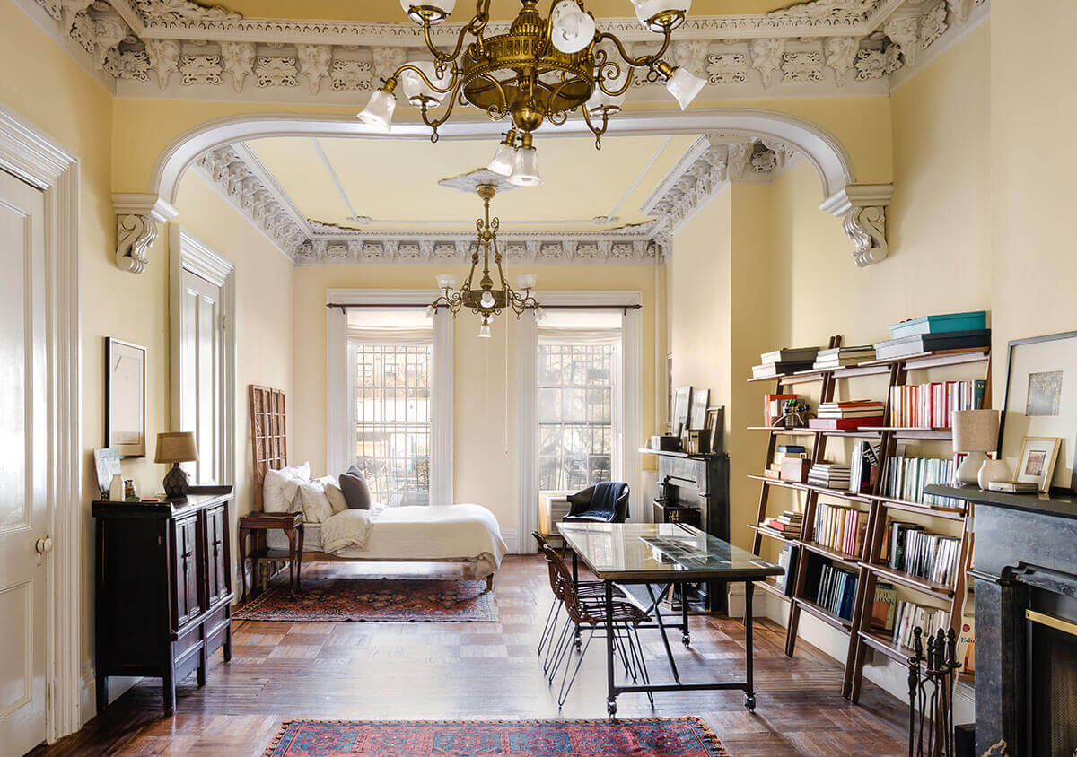 Updated, airy, elegant, newly painted, and staged bedroom, after using concierge